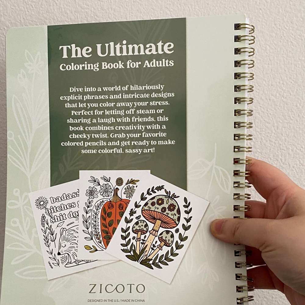 Zicoto Adult Coloring Book
